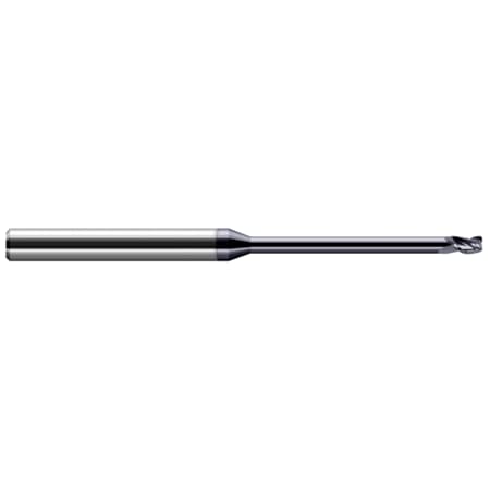 Harvey Tool Miniature End Mill - 3 Flute - Corner Radius, 0.0620" (1/16) 41962-C3